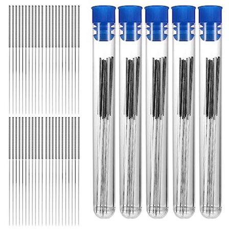 100 stk 3D-skriver dyse rengjøringssett, 0,4 mm nål rengjøringsnål, 3D-utskrift dyse nål for 3D-skriver tilbehør