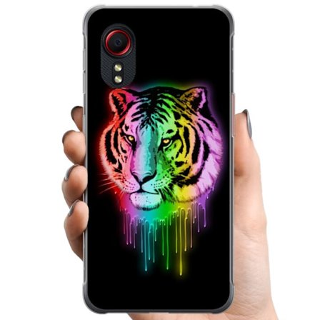 Kompatibelt Mobildeksel til Samsung Samsung Galaxy Xcover 5 Neon Tiger