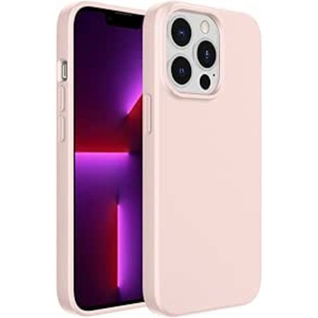 (Rosa) Silikonskal för iPhone 13 Pro 6,1 tum, fodral i