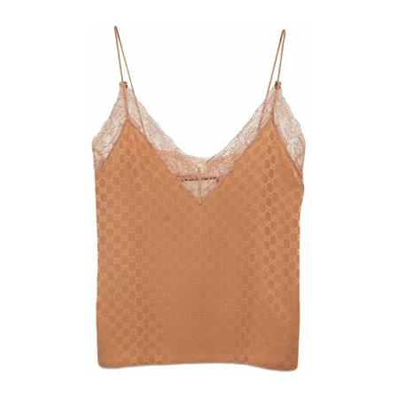 Gucci Top Brun, Dame, Størrelse: L