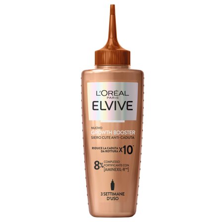 L'Oréal Paris Elvive Growth Booster Siero Cute Anti-Caduta Senza Risciacquo 102ml - Siero Capelli