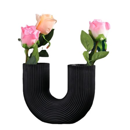 Enkel liten vas mjuk konst blomkruka