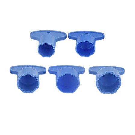 Nøkkel for fjerning av kranlufter, 5 størrelser tilgjengelig for enkle cache-luftere