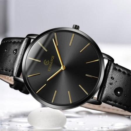 Quartz Klocka / Armbandsur - Svart Svart