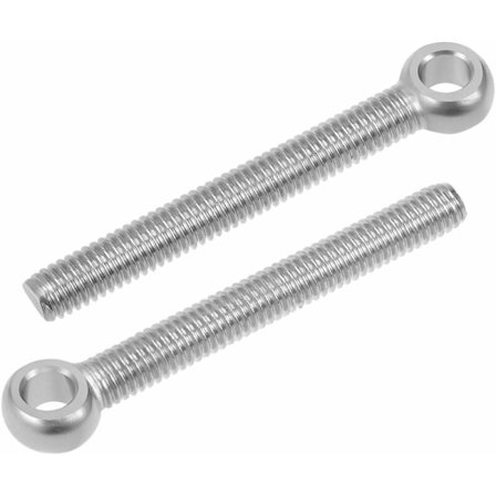 10 stk M6 x 50mm Øyebolt Øyemutter Øyebolt 304 Rustfritt Stål