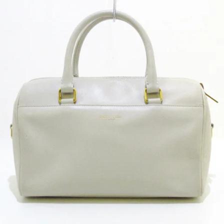 Saint Laurent Vintage, Pre-owned Leather Handbags Beige, Dames, Maat:ONE Size