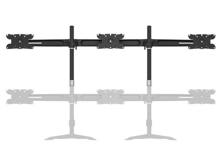 Multibrackets M VESA Desktopmount Triple Stand Expansion Kit monteringskomponent - for 3 LCD-skjermer - svart