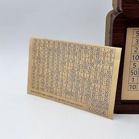 20 Ark Sparbössa Klistermärken Nummeretikett Mål Klistermärke Sparutmaningar Spårningsetikett Dekal DIY Utmaning Pengabox Numrerade Dekaler