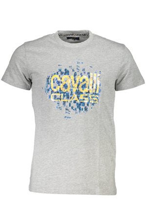 Cavalli Class T-shirt Maniche Corte Uomo Grigio