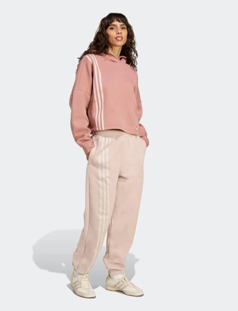 adidas Originals 3 Stripes Hoody - Pink - XS