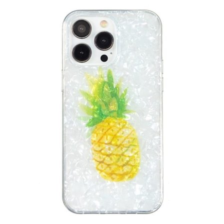 Marmormotiv iPhone 13 Pro Max skal - Ananas