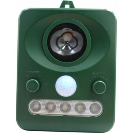 Ultralyd fugleskremsel solcelledrevet utendørs, dobbel solcellelading, vanntett design, innebygd batteri, gressgrønn