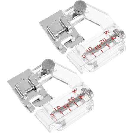 Justerbar Bias Binding Fod 5mm-20mm, Symaskine Trykfod Bias Binding Fod til Alle Skaft Symaskiner til Industri og Hjem