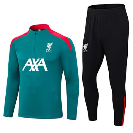 2425 Uusi Espanja Portugali Brasilia Aikuisten Pitk hihainen Jalkapalloharjoitteluasu Liverpool/Green L