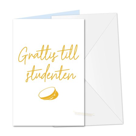 Student Mössa Grattiskort Mini