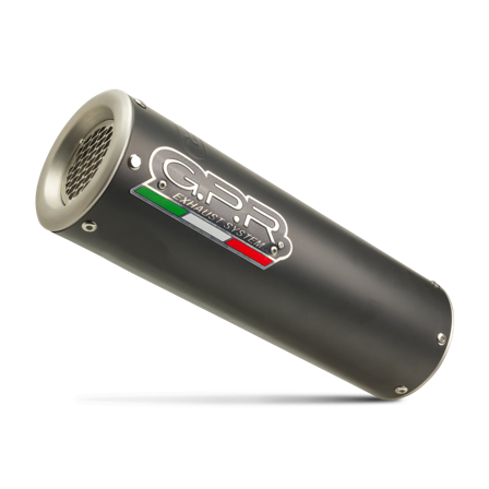 G.P.R. M3 Full Exhaust System Black Titanium - Kawasaki Vulcan S 2021-2022