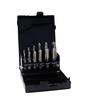 Ironside 200845 Gängtapps- och borrsats 1/4", Borra & mejsla