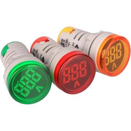AC Spänningsdisplay 22mm LED Digital Display Voltmeter AC 60V,ZQKLA