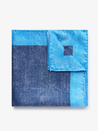 John Henric Men's Dunkelblaues Einstecktuch Size Onesize