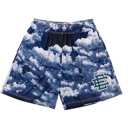 Eric Emanuel Camo Tryckta Shorts Herr Dam Mesh Shorts Gym Sport Träning Basketboll Sommar Snabb-