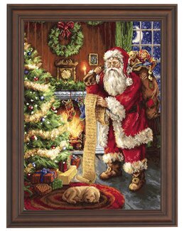 Stickpackung Bild Weihnachtsmorgen