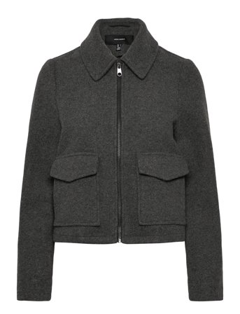 Vmsafir Short Jacket Ga Noos Grey Vero Moda