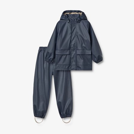 WHEAT Rainwear Ola Set Ink Str 98/ 3 år, Tøj & Bolig, Tøj, Regntøj