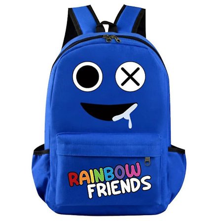 Børn Drenge Piger Roblox Rainbow Friends Print Rygsæk Stor Kapacitet Skoletaske Ruckbag