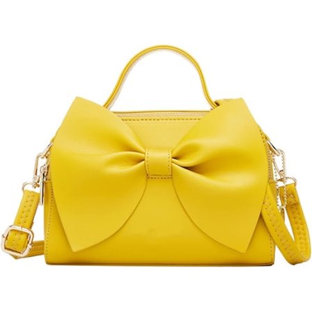 Naisten Olkalaukku PU-Nahkainen Käsilaukku Jousi Solki Muodikkaat Yläkahvainen Satcheli Naisten Ristiriimu