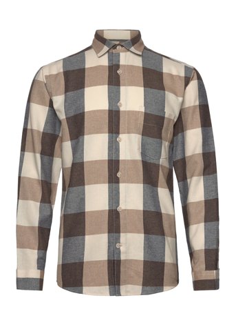 Lindbergh | Checked Twill Shirt L/S | S