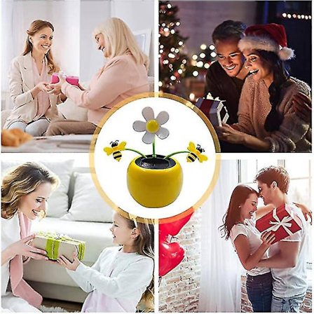 2024 kappaletta Aurinkoenergiaa Käyttöinen Tanssiva Kukka - Aurinkoauto Liikkuvat Hahmot, Aurinkoenergiaa Käyttöinen Tanssiva Kukka Leikki, 