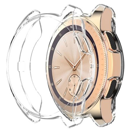 Samsung Gear S2 / Galaxy Watch 42mm elektropläterat ramfodral - Transparent