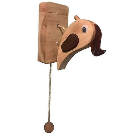 Spætte Dørklokke - Spætte Dørbanker, Håndlavet Træ Spætte Dørklokke, Pynt og Dekoration til Indgangen