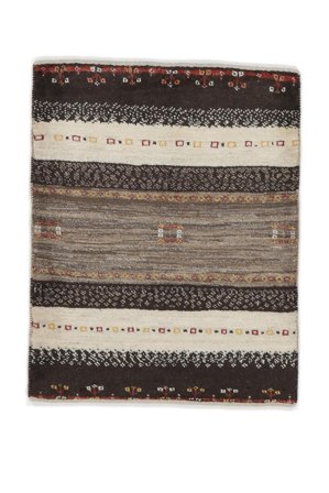 Handgeknüpft Persischer Gabbeh Persisch Fine Teppich 67X84 Schwarz/Braun