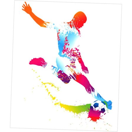 Jalkapalloseinätarra Koripalloilija Seinätarra Seinätarrat Irrotettavat Seinätarrat Irrotettavat