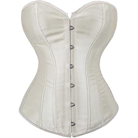 Bystier Korsett Topp Dam Sexiga Underklädesset Svart Satin Midjeformare