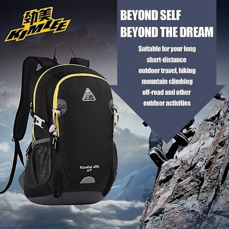 Reise- og turryggsekk med datarom og SBS-glidelås