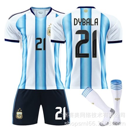 25-26 Argentiinan kotipaita jalkapallopaita nro 10 Messi paita nro 11 Di Maria nro 21 Dybala Enzo 21 sukat