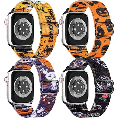 Stretchigt Solo Loop-armband kompatibelt med Apple Watch-armband