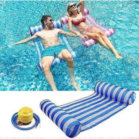 Oppblåsbar madrass for hjemmebasseng for voksne - 120 kg (blå)