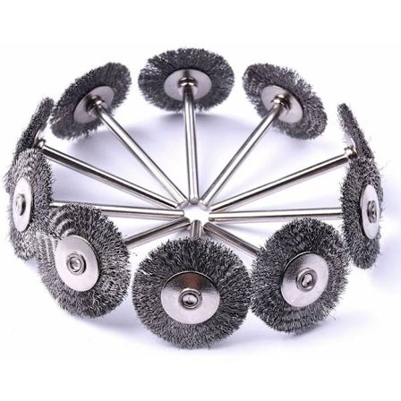 20 stk. 1 tomme / 25 mm Mini Tråd børste Skærer børste til Die Grinder Rotationsværktøjer
