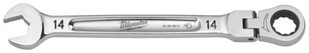 Milwaukee 4932480187 MAX BITE -räikkälenkkiavain nivelellä 14 mm, Käsityökalut