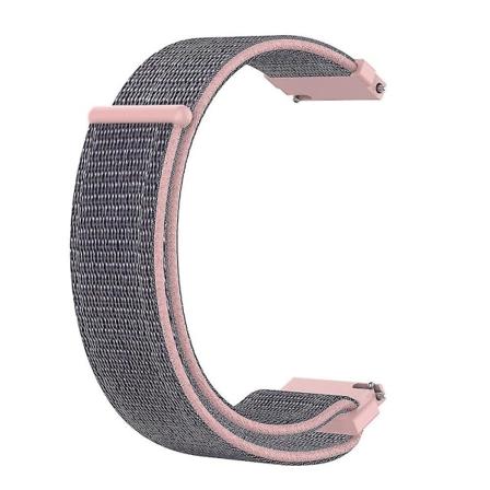 Vaihdettava 18 mm:n nailonista kudottu hengittävä rannekoru F-ossil Gen 4:lle (väri: pinkki sininen)