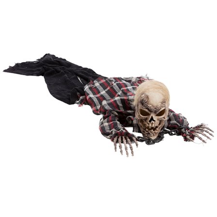 Krybende Skelet med Lyd og Lys