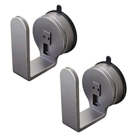 2 st Sugkoppskrok Väggfäste Ingen Borr Wifi Router Placeringsställ Hållbart