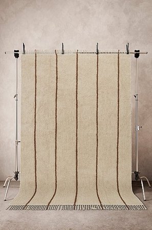 Jotex - Baumwollteppich 200x300cm Baumwolle Gestreift JASMINE - Kaufen Baumwoll- und Flickenteppiche bei Jotex