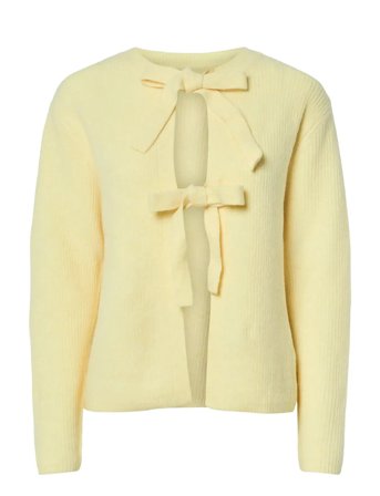 Pieces | Pcsilly Ls Rev Tie Knit Noos Bc | S