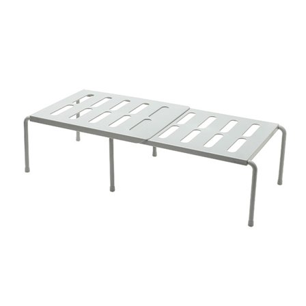 Udtrækkelig hylde til skab, justerbar køkkenbordplade, organizer, opbevaringsreol Fo