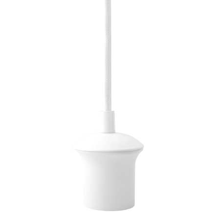 Globen Lighting Lampeophæng 120 cm E27, hvid | KitchenOne