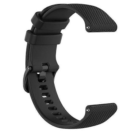 18 mm:n kellon ranneke, yhteensopiva Garmin Vivomove 3S/GarminMove 3S/Vivoactive 4S 40 mm 45 mm/GarminActive S -ruudukkokuvioisen silikonirannekkeen 